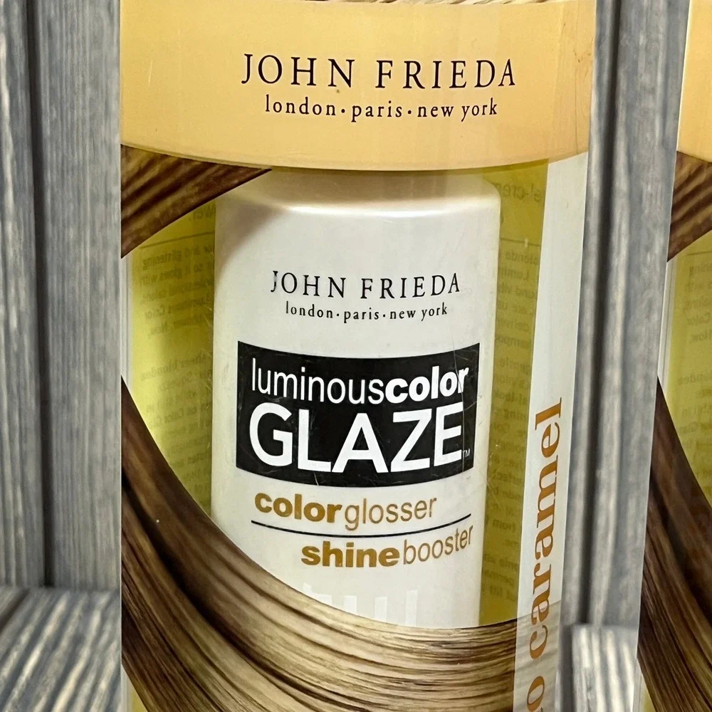 John Frieda Hair Glaze 6.5oz Honey to Caramel Luminous Color Shine 2 Pack
